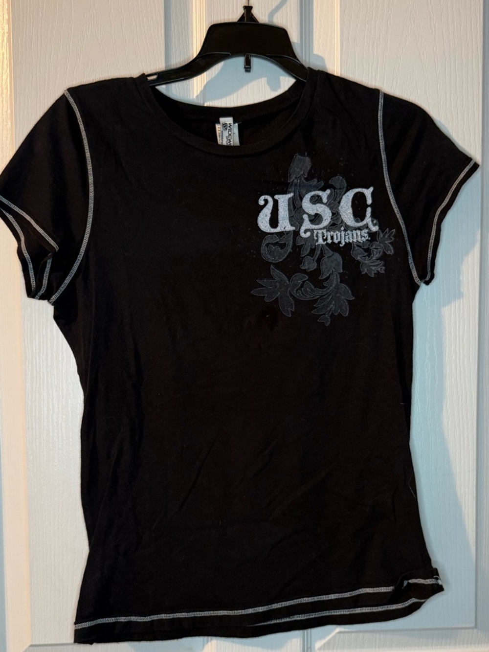 USC Trojans Black Short Sleeve Women's Tee